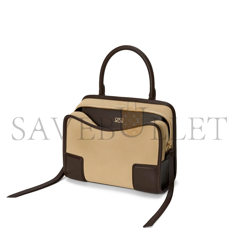 LOEWE SMALL AMAZONA 180 BAG IN SUEDE A039AS0X02 (24.5*18.5*10cm)